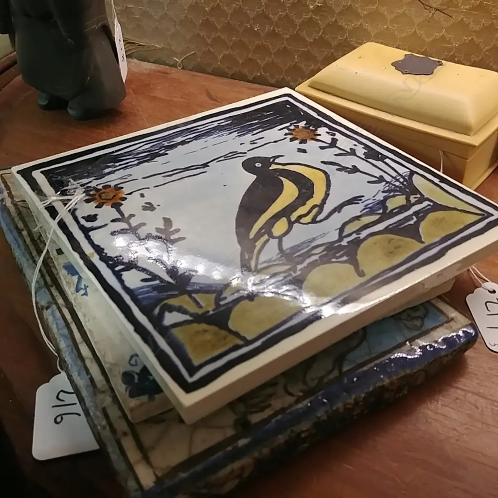 3 ASSORTED TILES - DELFT ETC. Image 1++