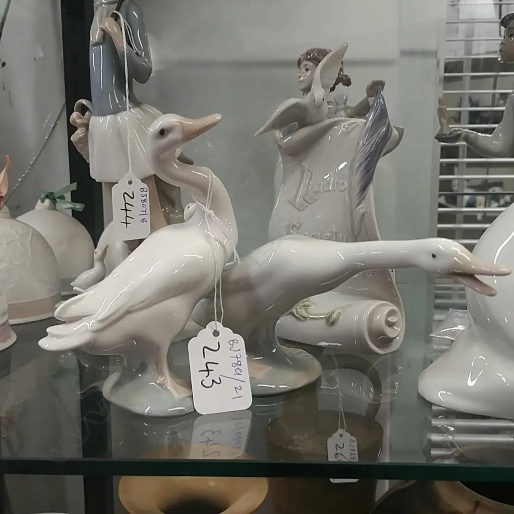 PR OF LLADRO GEESE Image 1++