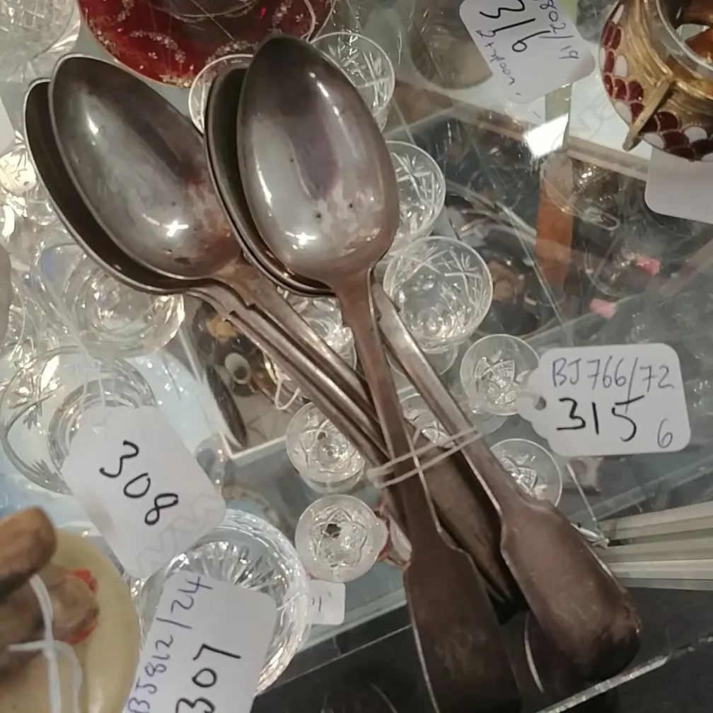6 S/S TEA SPOONS Image 1++