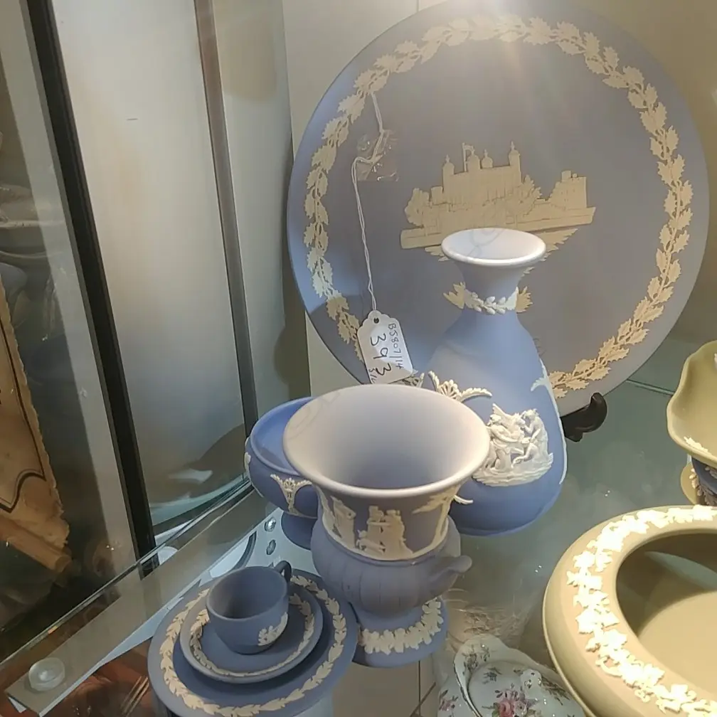 5 PCS JASPER BLUE WEDGWOOD CHINA Image 1++