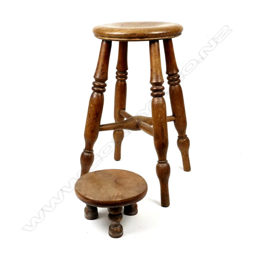 TWO STOOLS - TALL AND SMALL Image 1++
