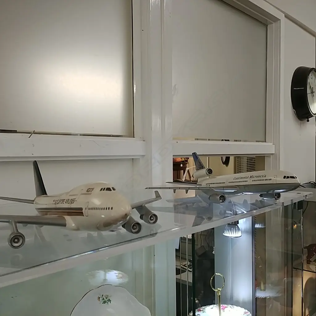 2 AIRLINE MODEL AIRPLANES Image 1++