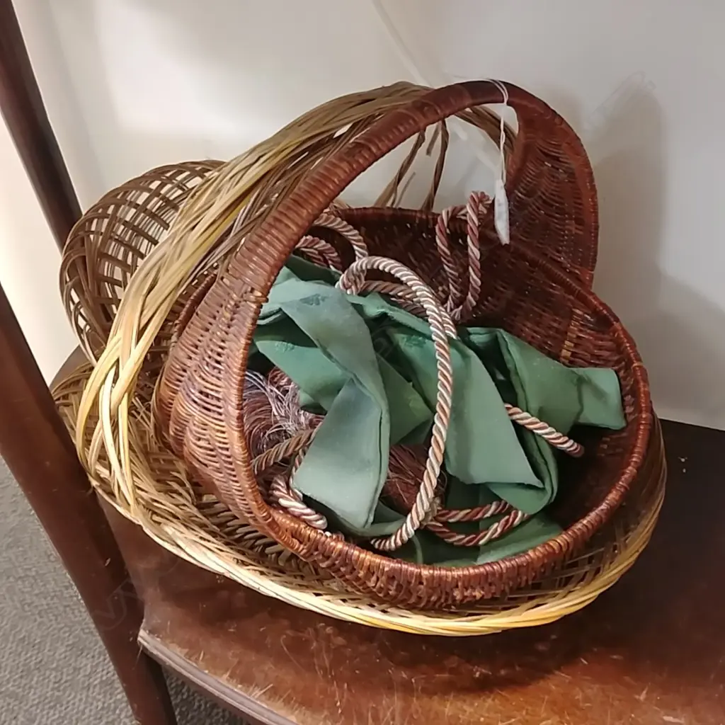 ASST CANE BASKETS & TIE BACKS Image 1++