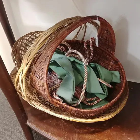 ASST CANE BASKETS & TIE BACKS