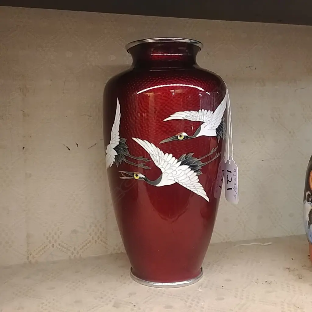 JAPANESE CLOISONNE VASE Image 1++