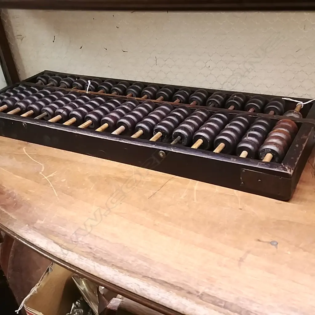 VINTAGE WOODEN ABACUS (WIDTH: 470MM) Image 1++