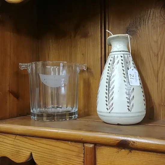 WINE COOLER + CERAMIC BOTTLE