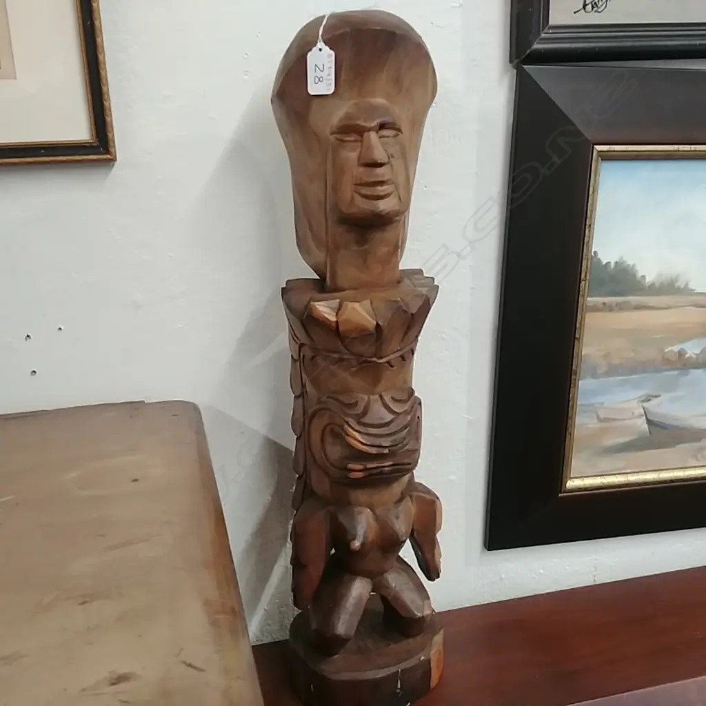 FIJIAN CARVED FIG Image 1++