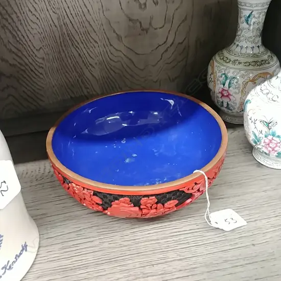 CHINESE LACQUER BOWL