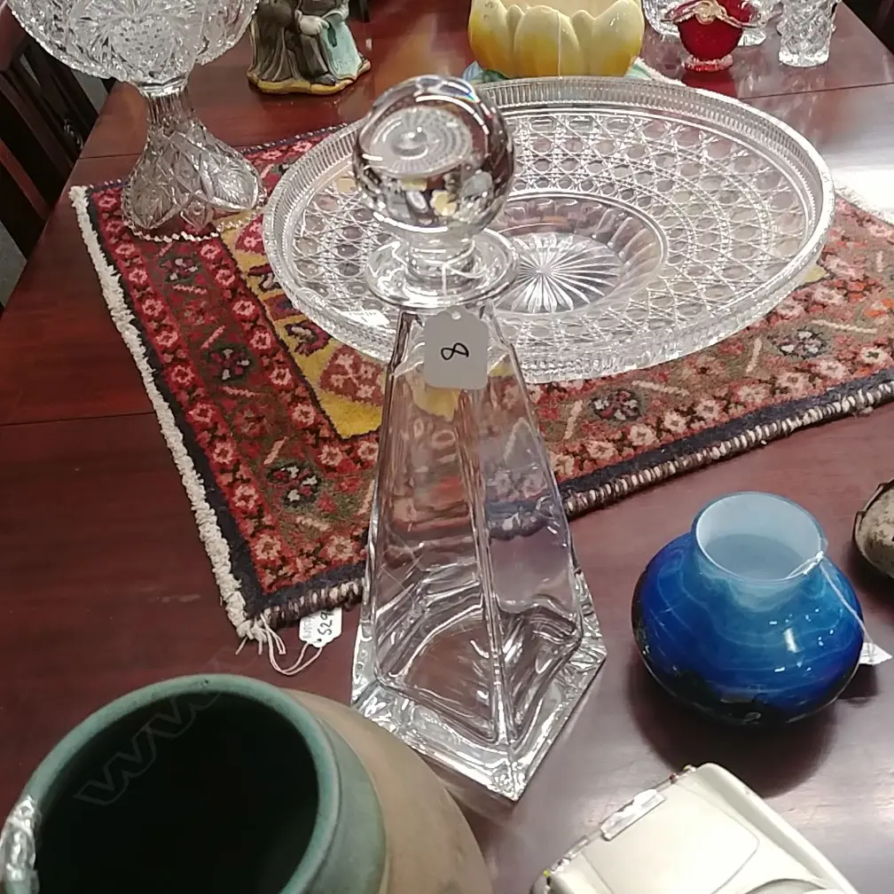 HEAVY CRYSTAL DECANTER - DAVINCI Image 1++