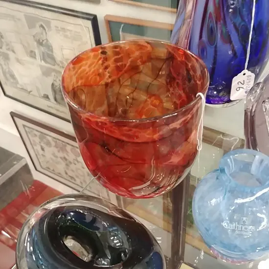 VENUS (NA) STUDIO GLASS VASE BY TOKIKO