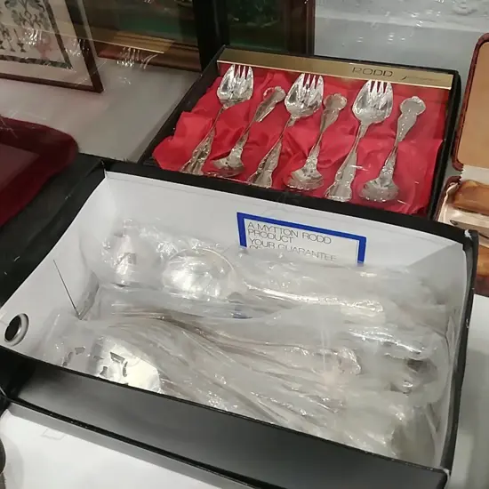BOX RODD CUTLERY & 3 BOXED RODD FLATWARE