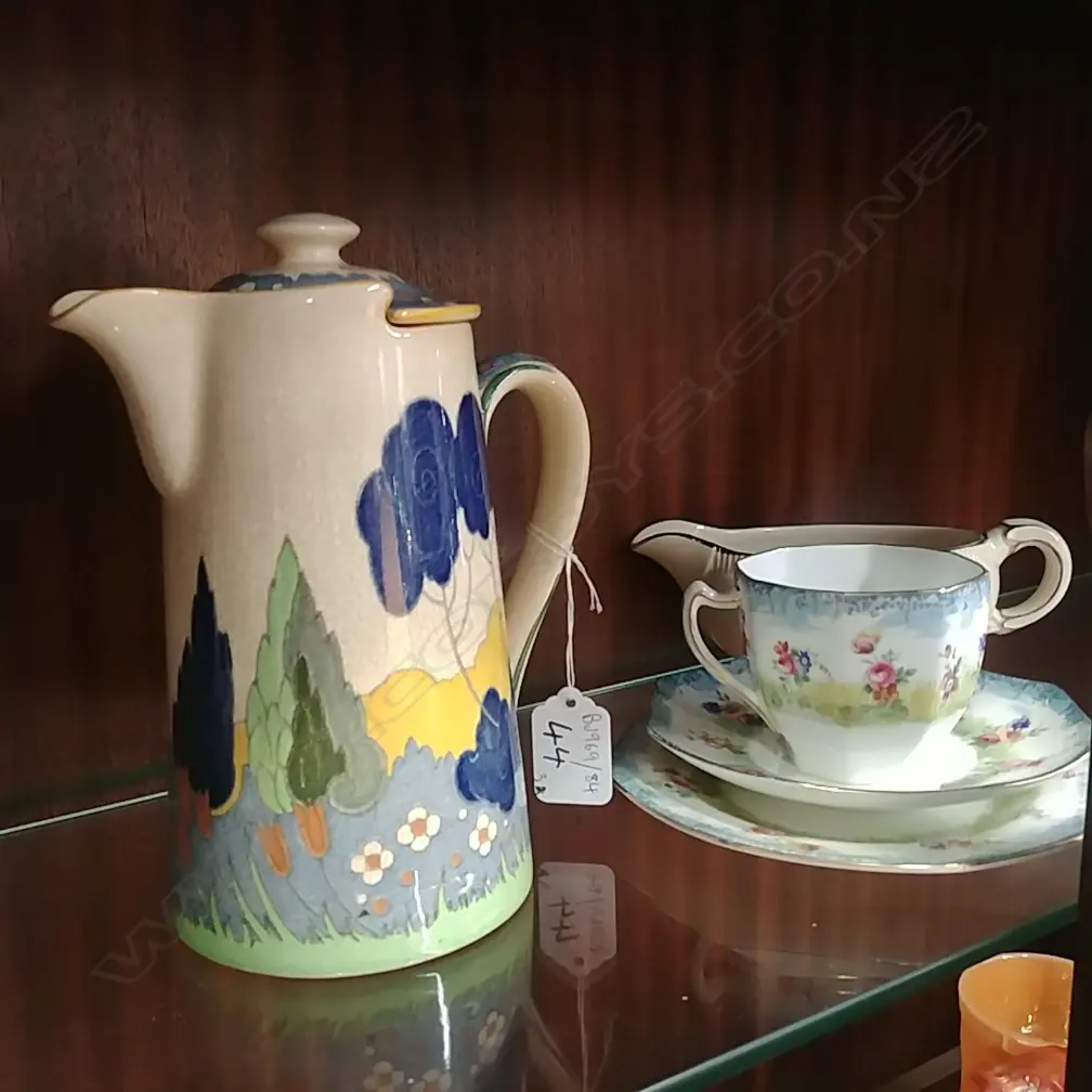 CLARICE CLIFF MILK + R/D JUG + RD CSP Image 1++