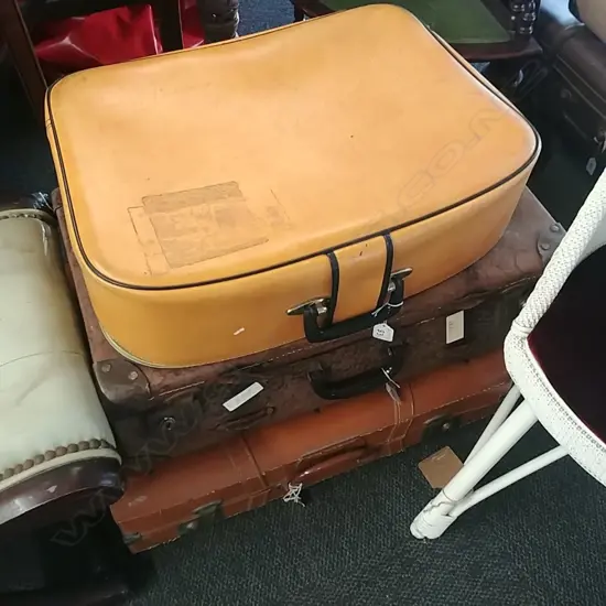 3 ASSORTED SUITCASES