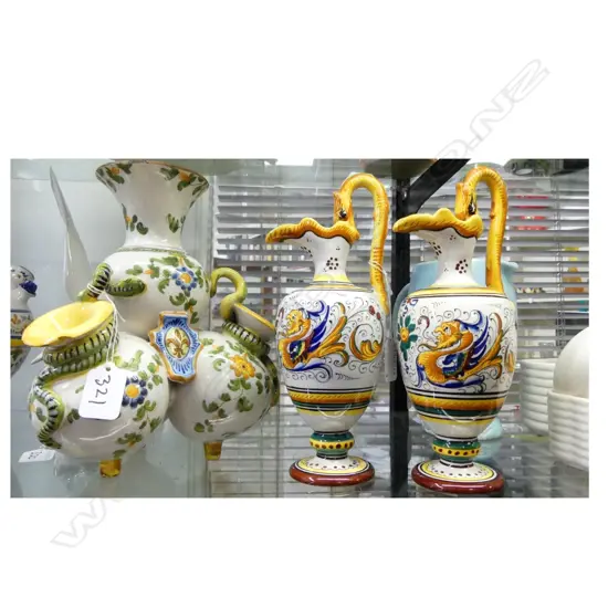 3PCS MAJOLICA