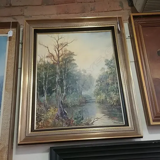 RICHARD W. PONDER - OIL - SUNRISE- BUTTERFLY CREEK