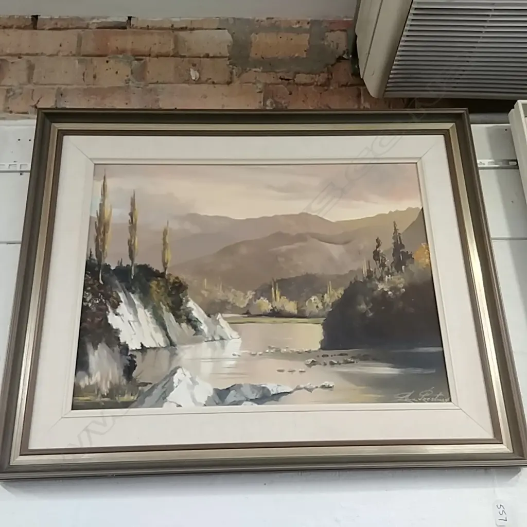 RON PRESTNEY - OIL - SUNSET OWN VALLEY Image 1++
