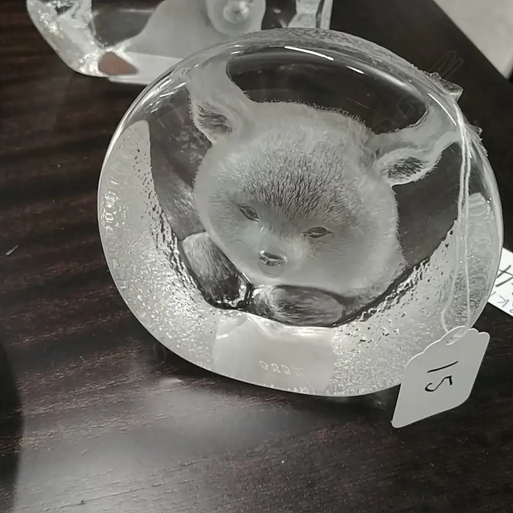 MATS JONASSON CRYSTAL BEAR CUB 3332 Image 1++