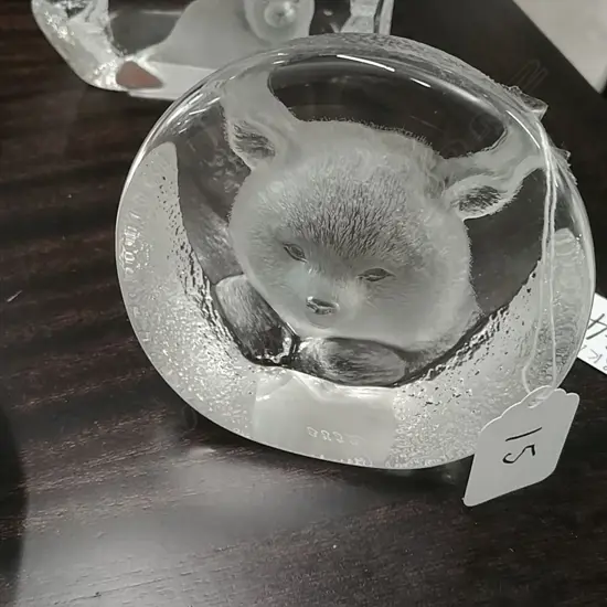 MATS JONASSON CRYSTAL BEAR CUB 3332