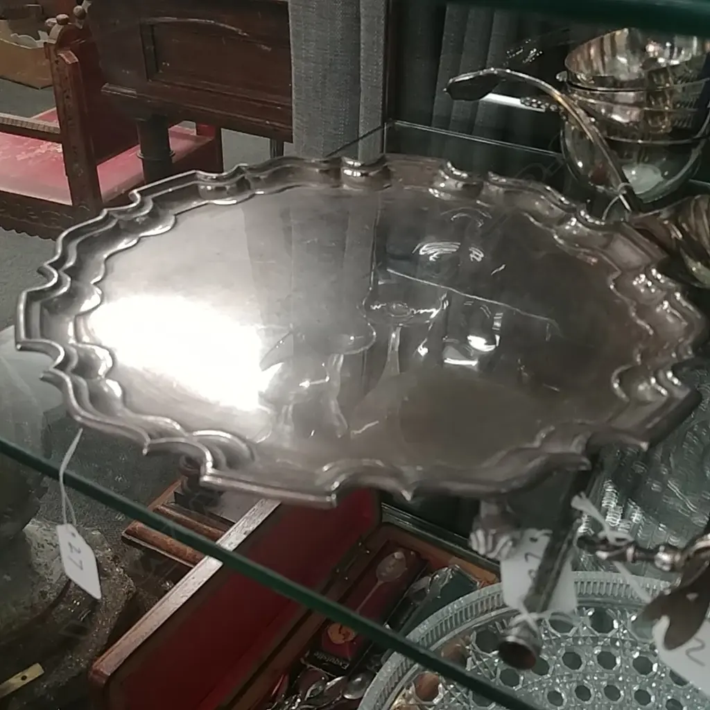 SILVER PLATE SALVER Image 1++