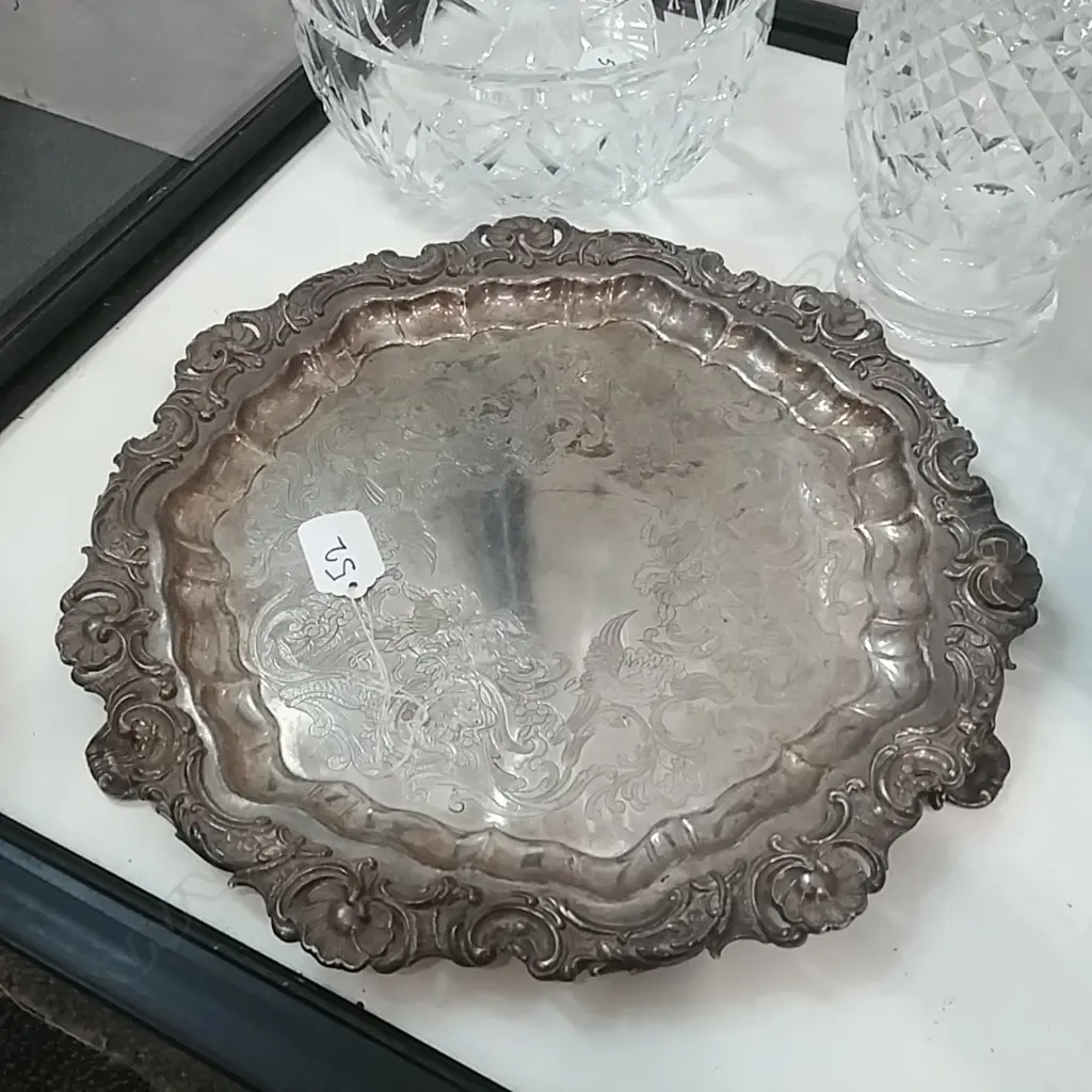 SHEFFIELD PLATE COASTER Image 1++