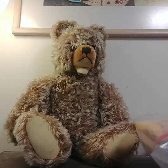 VINTAGE MOHAIR TEDDY BEAR