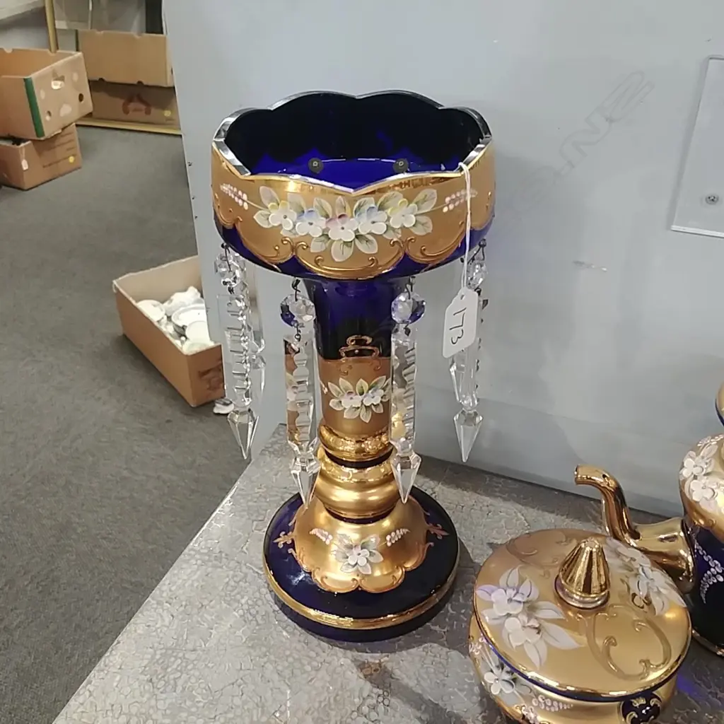 GILDED VENETIAN GLASS LUSTRE Image 1++