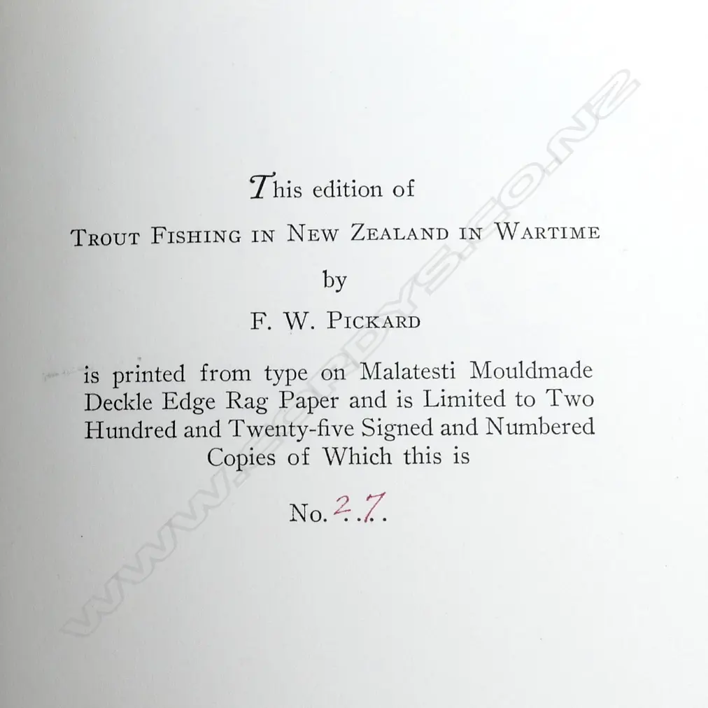 Five early N.Z. fishing books Image 1++