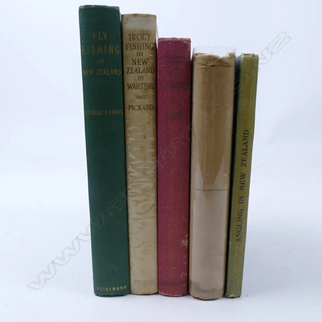 Five early N.Z. fishing books Image 1++