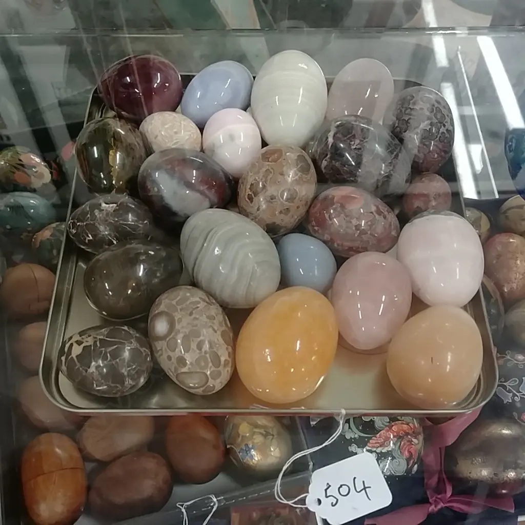 TRAY OF STONE EGGS Image 1++