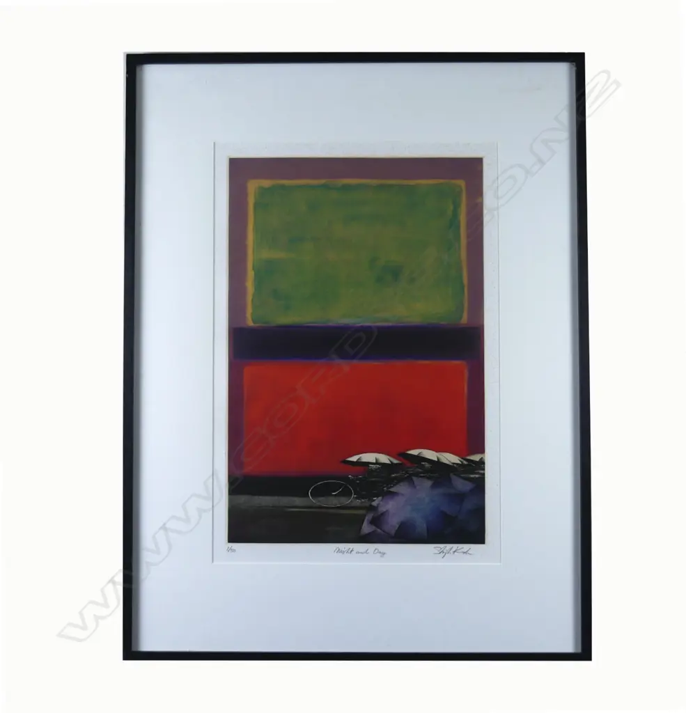 SHIGEKI KURODA,NIGHT & DAY, ETCHING 1/50, 54 X 36 Image 1++