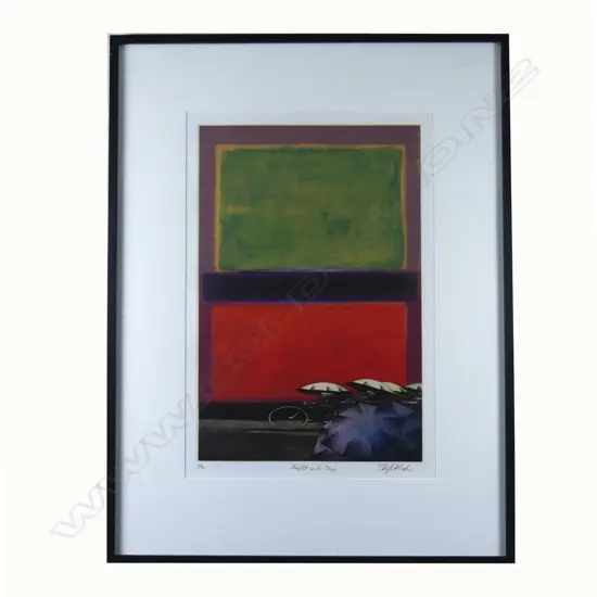 SHIGEKI KURODA,NIGHT & DAY, ETCHING 1/50, 54 X 36