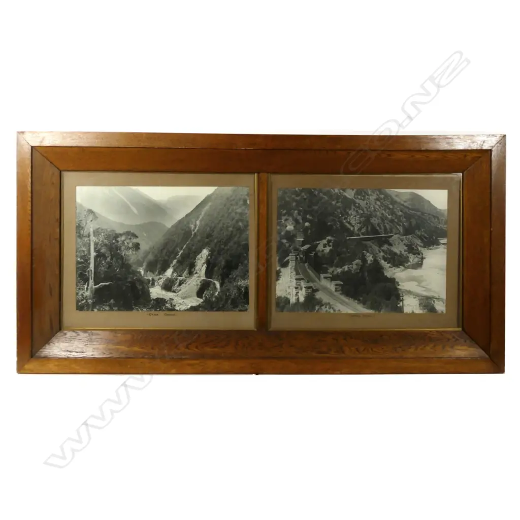 Two large format N.Z. Otago history photographs Image 1++