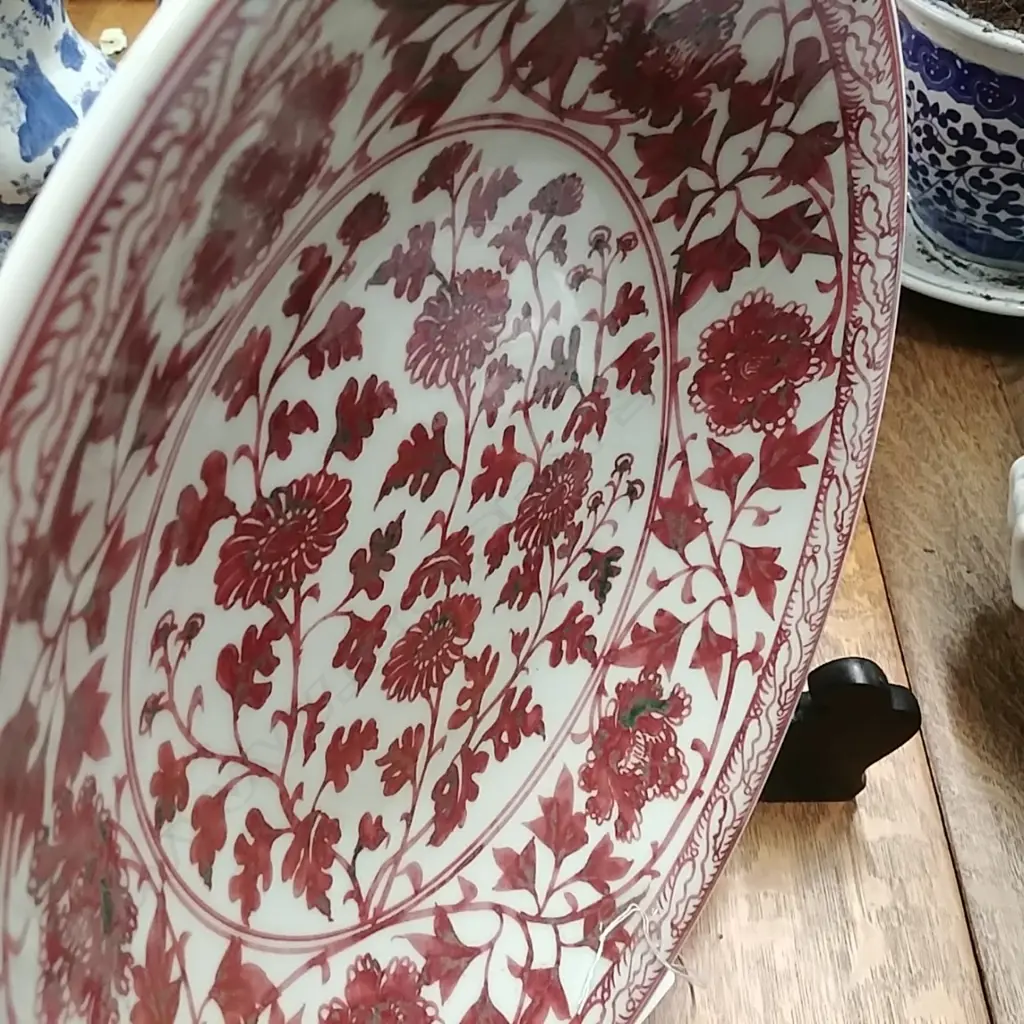 CHINESE RED GLAZED BOWL Image 1++