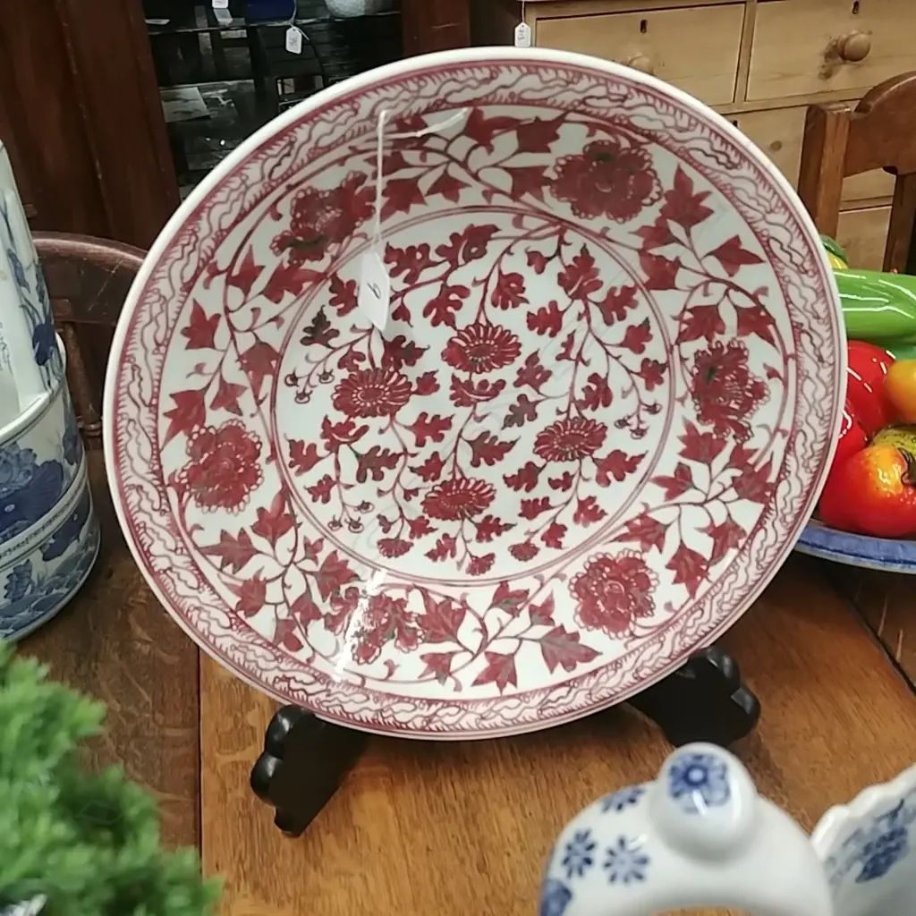 CHINESE RED GLAZED BOWL Image 1++