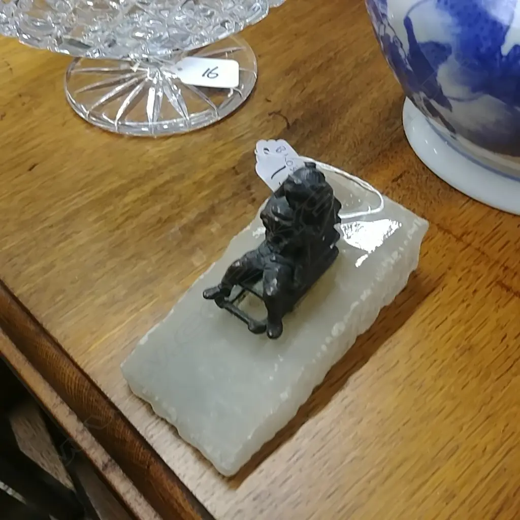 BRONZE CHILDREN ON MARBLE BASE Image 1++