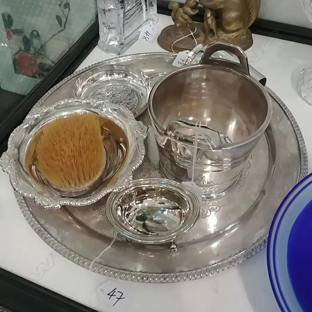 EP TRAY,MUG ,SALT, DISHES +ICE BUCKET+STG BRUSH Image 1++