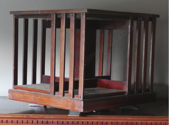 EDWARDIAN REVOLVING BOOKCASE Image 1++