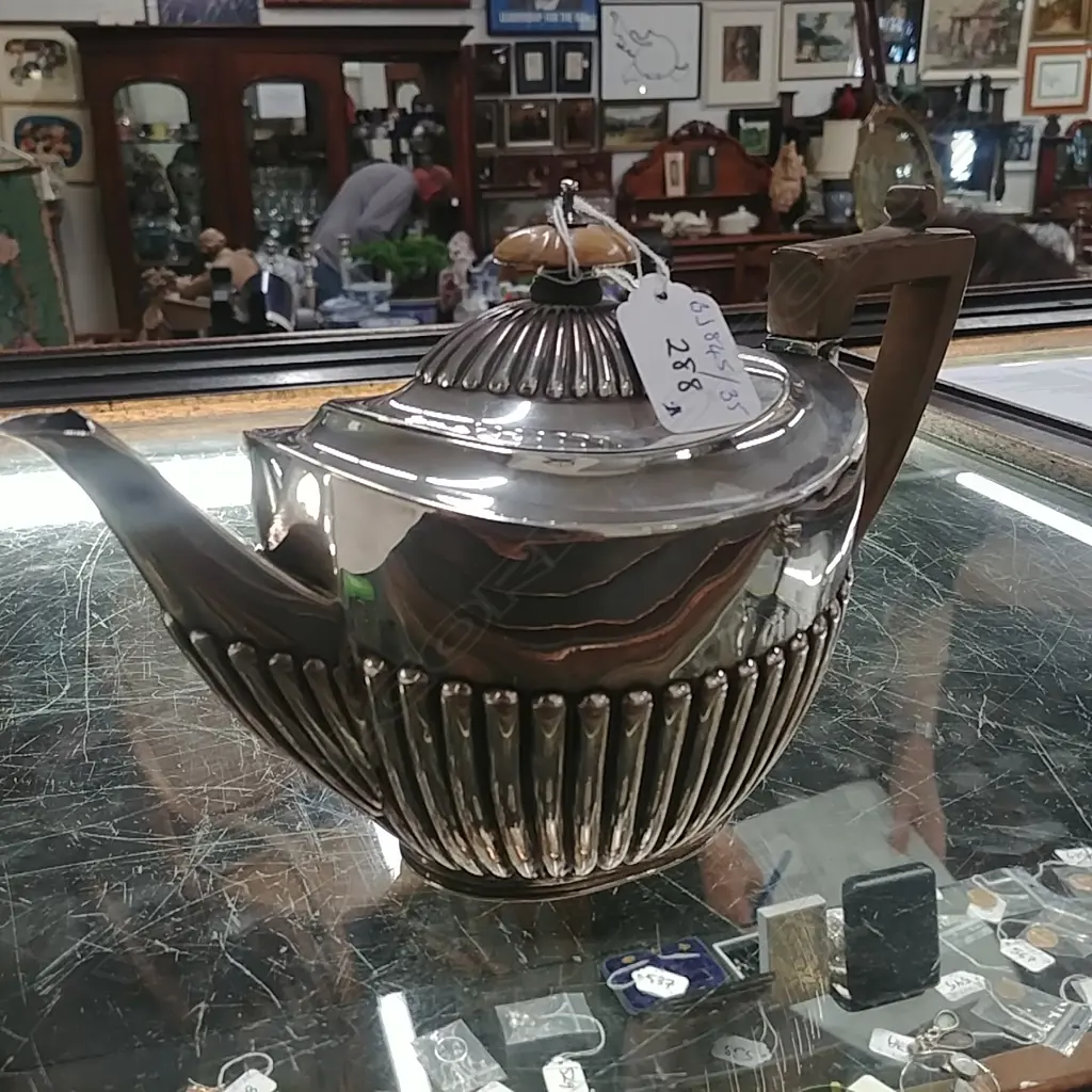 [13303] S/S TEAPOT SHEFF. ?1880'S Image 1++