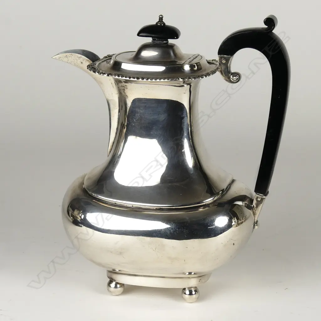 A silver hot water pot Image 1++