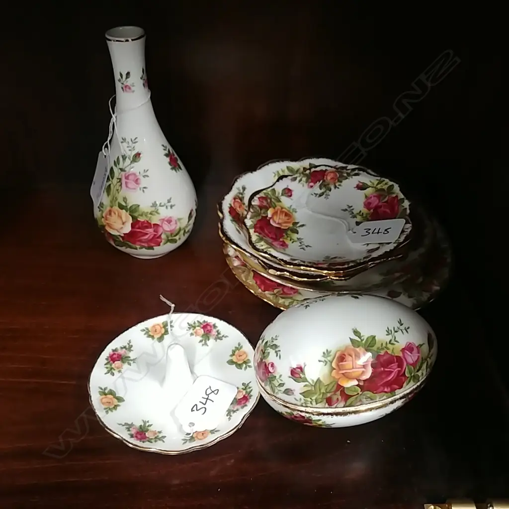 R.A. OCR X 7 ASSTD CHINA (DISHES-VASE-RING STAND) Image 1++