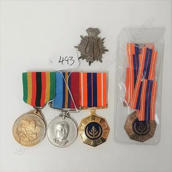 ZIMBABWE INDEPENDENCE MEDAL OTHERS. CPL W.J.B