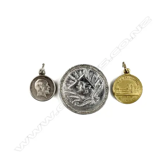 Three vintage N.Z. medallions