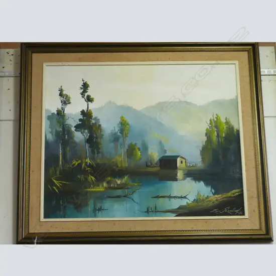 RON PRESTNEY OIL 'LAGOON NEAR BRUNNER'