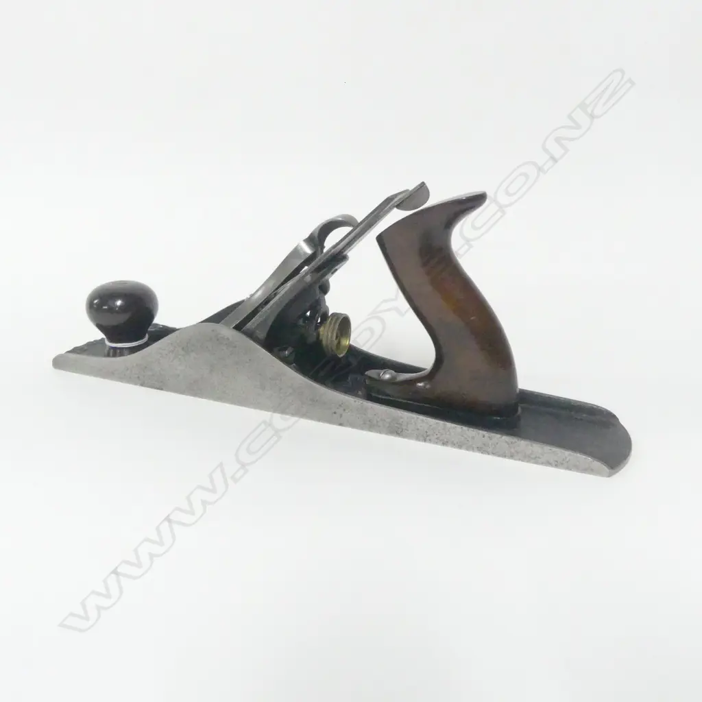 Stanley No. 605 1895 Bedrock Plane, corrugated. Pat'd Apr 2 1895. L.350mm Image 1++