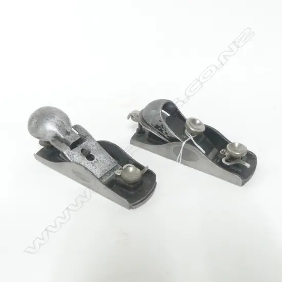 Tool Works No. 7 Low Angle Plane, L.160mm,  and Unknown Adjustable Block Plane with Sliding Nose