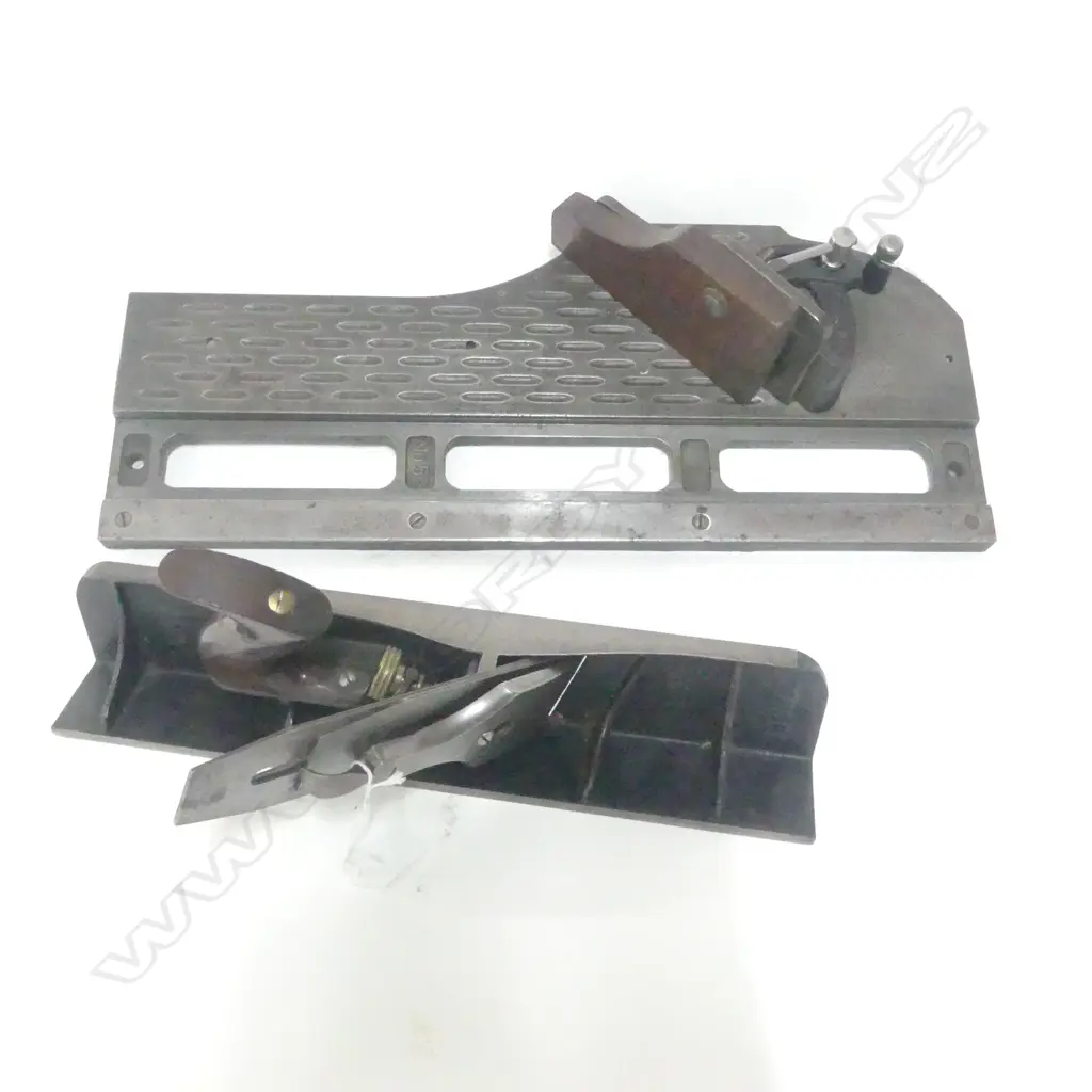 Stanley No.’s 51 & 52 Pat. #1896 Shooting Mitre Plane. Early 20thC Image 1++