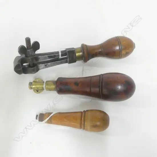 Unknown Multi Tool (parts in handle); Marples Hand Vice; and another multi-tool handle