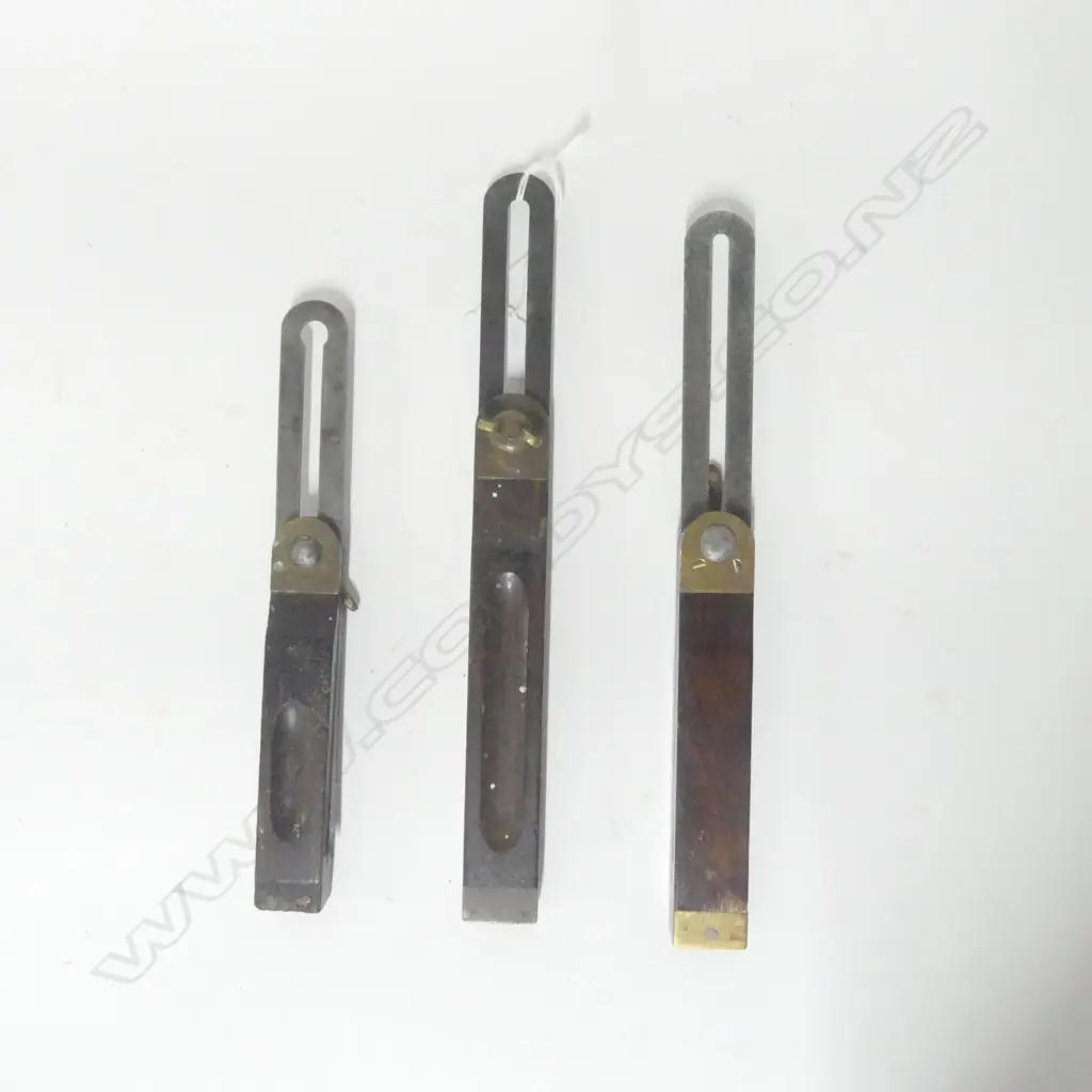 Stanley No. 96 Sliding Bevel Square Patent 3-10-97, and two others Image 1++