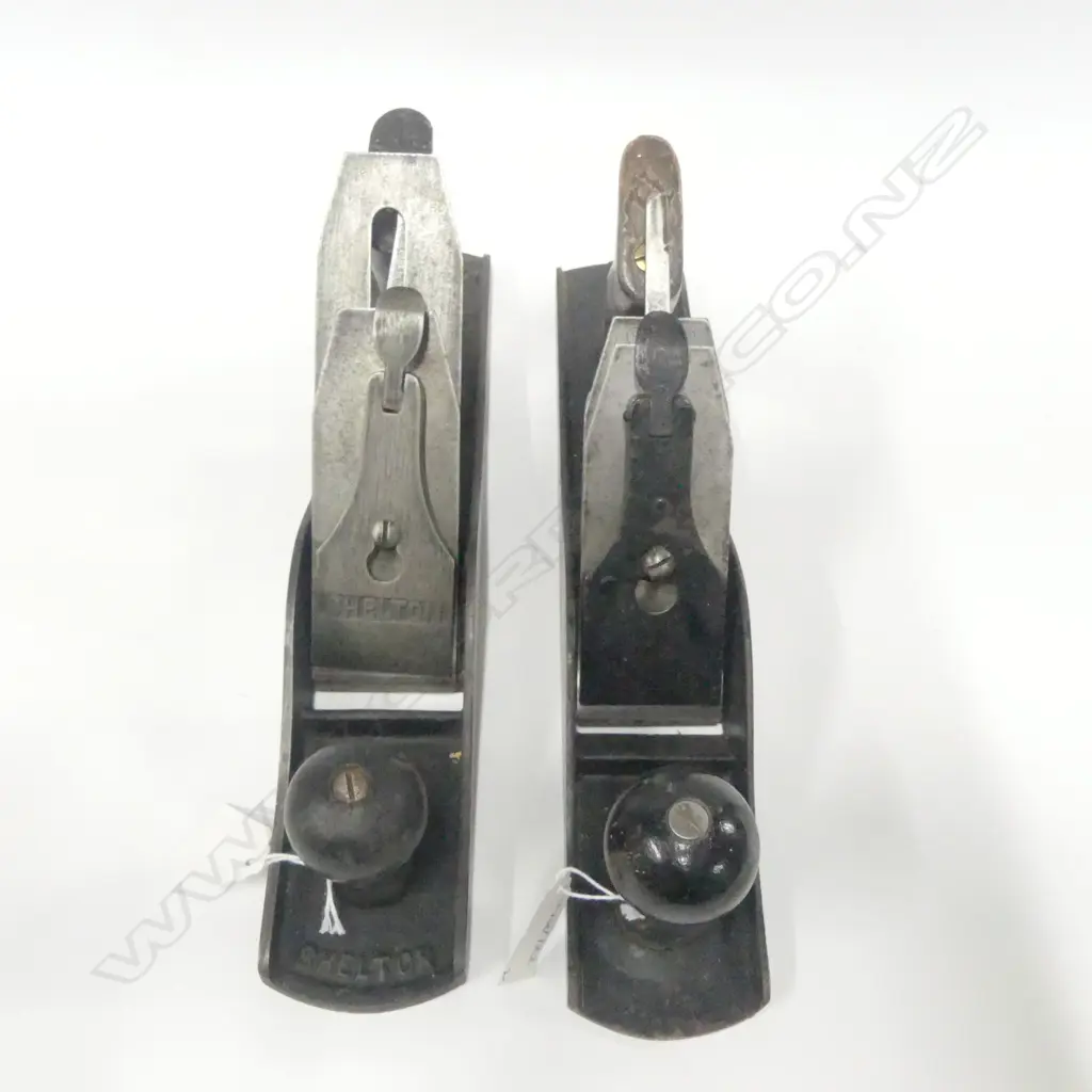 Unknown Plane made in USA, L.355mm, and Shelton (USA) No 14 Plane Image 1++